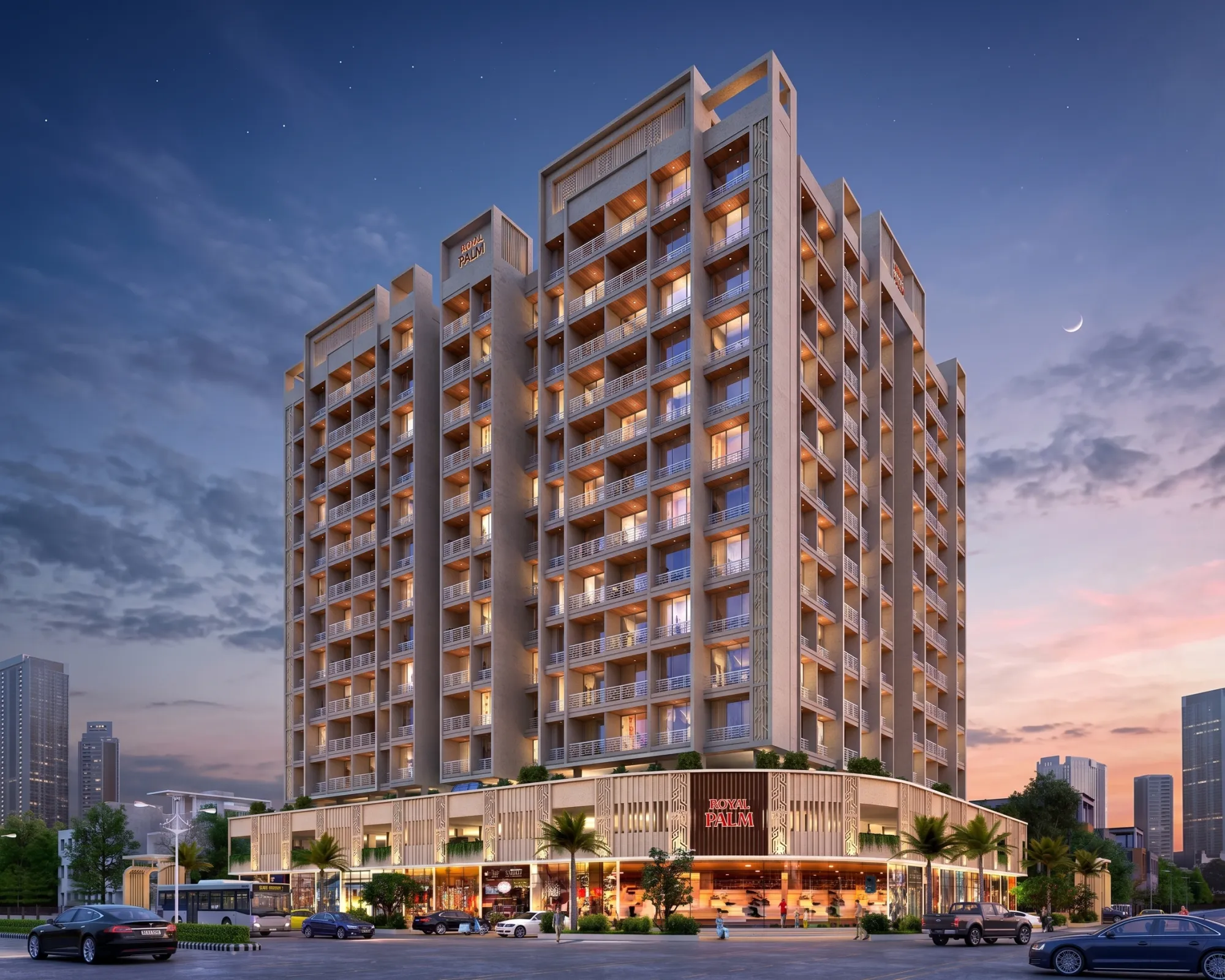 Hitech Royal Palm in Plot 98, Sector 19, Ulwe, Navi Mumbai 410206